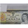 Image 3 : 1973 LOW SERIAL NUMBER AUT CANADIAN 1 DOLLAR BILL