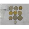 Image 2 : LOT OF 10 WORLD COINS EUROS, SHILLINGS, EASTERN COINS, ETC