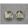 Image 1 : 2 SILVER COINS FROM CANADIAN HISTORICAL ASSOCIATION