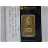 Image 2 : THE PERTH MINT AUSTRALIA 1OZ GOLD BAR IN TAMPER PROOF CASE W/ BAR NUMBER VERIFIED BY PERTH MINT