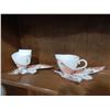 Image 1 : 2 FRANZ PAPILLON BUTTERYFLY PATTERN TEA CUPS AND SAUCERS