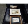 Image 1 : LOT OF 2 WATER COLOUR PAINTINGS AND SMALL PRINT