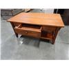 Image 2 : 1 DRAWER WOOD COFFEE TABLE