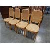Image 2 : 4 BENT WOOD DINING CHAIRS