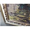 Image 2 : SIGNED OIL ON CANVAS TUGBOAT/FISHING BOAT SCENE IN GUILT FRAME