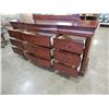 Image 2 : WINNERS ONLY 12 DRAWER MAHOGANY DRESSER W/ MIRROR