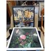 Image 1 : LOT OF 2 OIL ON CANVAS - 1 SIGNED BY FLORT AND FLOWER