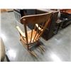 Image 3 : WOOD ROCKING CHAIR