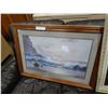 Image 1 : OCEAN SCENE PRINT BY BOB SANDERS IN WOOD FRAME