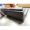 Image 3 : BLACK LEATHER RECLINER SOFA