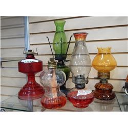 5 OIL LAMPS