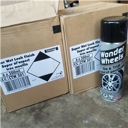 2 BOXES OF NEW WONDER WHEEL SUPER WET LOOK WHEEL FINISH