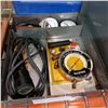 Image 2 : COMPRESSION TESTER IN METAL CASE, REMOTE STARTER SWITCH AND ELCTRIC PAINT GUN