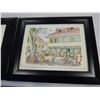Image 2 : PAIR OF JILL WALKER PRINTS FROM BARBADOS STREET SCENE