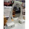 Image 3 : WHITE VANITY WITH MIRROR