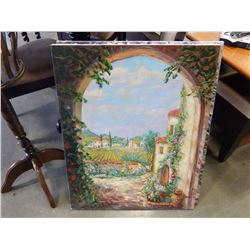 "TUSCANY" ORIGINAL PAINTING BY OTTO JEGODTKA