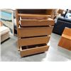 Image 2 : 6 FOOT 4 DRAWER OAK BOOKSHELF