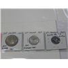 Image 1 : 3 1967 CANADIAN CENTENNIAL COINS 50c 25c 5c .800 SILVER