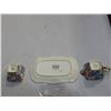 Image 2 : ROYAL WINTON GRIMWADES CHINA CREAM AND SUGAR, REPAIRED AND LARGE BEADS