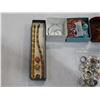 Image 3 : LOT OF LADIES JEWELRY, RINGS, NECKLACES, BEADED NECKLACES, ETC