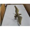 Image 2 : BRASS EAGLE FIGURE ON PERCH