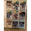 Image 1 : BINDER OF 250+ VINTAGE HOCKEY CARDS, MAPLE LEAFS, CANADIENS AND BRUINS