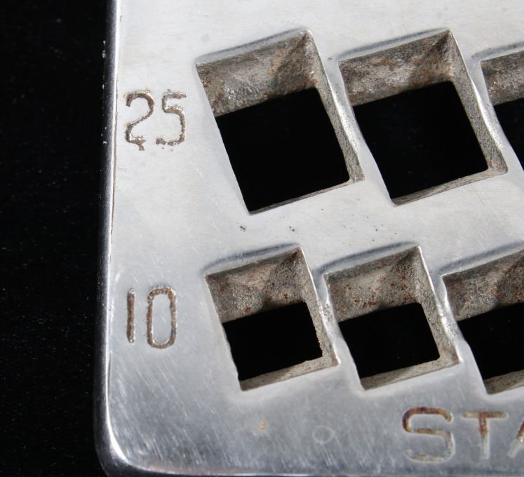 1890 s Bank Staats Coin Counting Tray 1890 s bank staats coin counting tray
