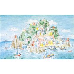 István Pekáry (1905-1981) - Island on the sea 