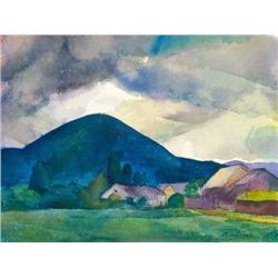 Károly Patkó (1895-1941) - The view of Baia-Mare,