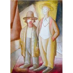 Jeno Gábor (1893-1968) - Clowns, 1933
