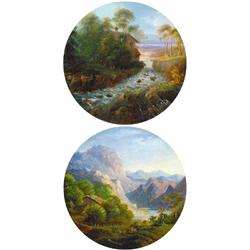 Károly Telepy (1828-1906) - Little house on the r