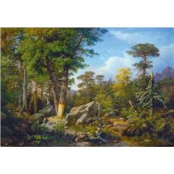 Junior Károly Markó  (1822-1891) - Corsican lands