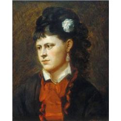 Bertalan Székely (1835-1910) - Woman portrait