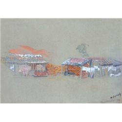 László Mednyánszky (1852-1919) – Village