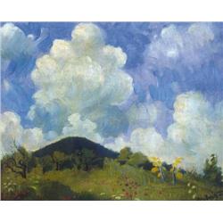 Ferenc P. Kováts (1911-1983) - Hilly landscape, 1