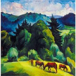 Imre Nagy (Zsögödi) (1893-1976) - Among mountains