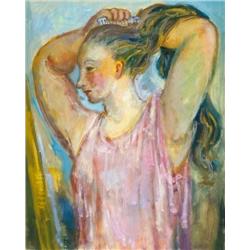 Sándor Bortnyik (1893-1976) - Combing woman, 1942