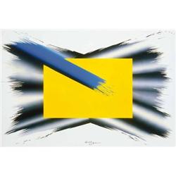 Tamás Hencze (1938-    ) - Yellow space, 1999