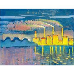 Lajos Vajda (1908-1941) - Factory building, 1928