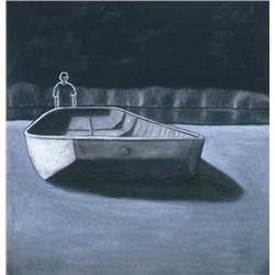 László Fehér (1953-    ) - Boy with boat, 1998