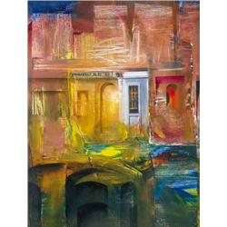 László Gyémánt (1935-   ) - Entrance of the house