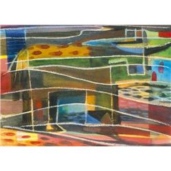 Tihamér Gyarmathy (1915-2005) - Composition, 1950