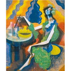 Hugó Scheiber (1873-1950) - In the coffee house