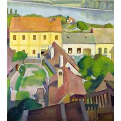 Unknown painter  - The Bogdányi street in Szenten