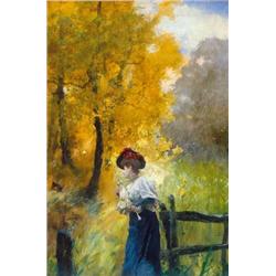 Antal Neogrády (1861-1942) - Walking in the after