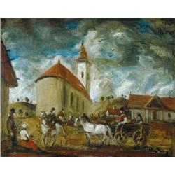 Gyula Rudnay (1878-1957) - Sunday morning 