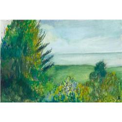 Aurél Bernáth (1895-1982) - Shore of Balaton in S