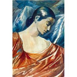 György Kohán (1910-1966) - Idyllic female figure 