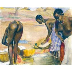 Pál Fried (1893-1955) - On the riverside