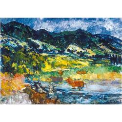 János Vaszary (1867-1939) – Watering